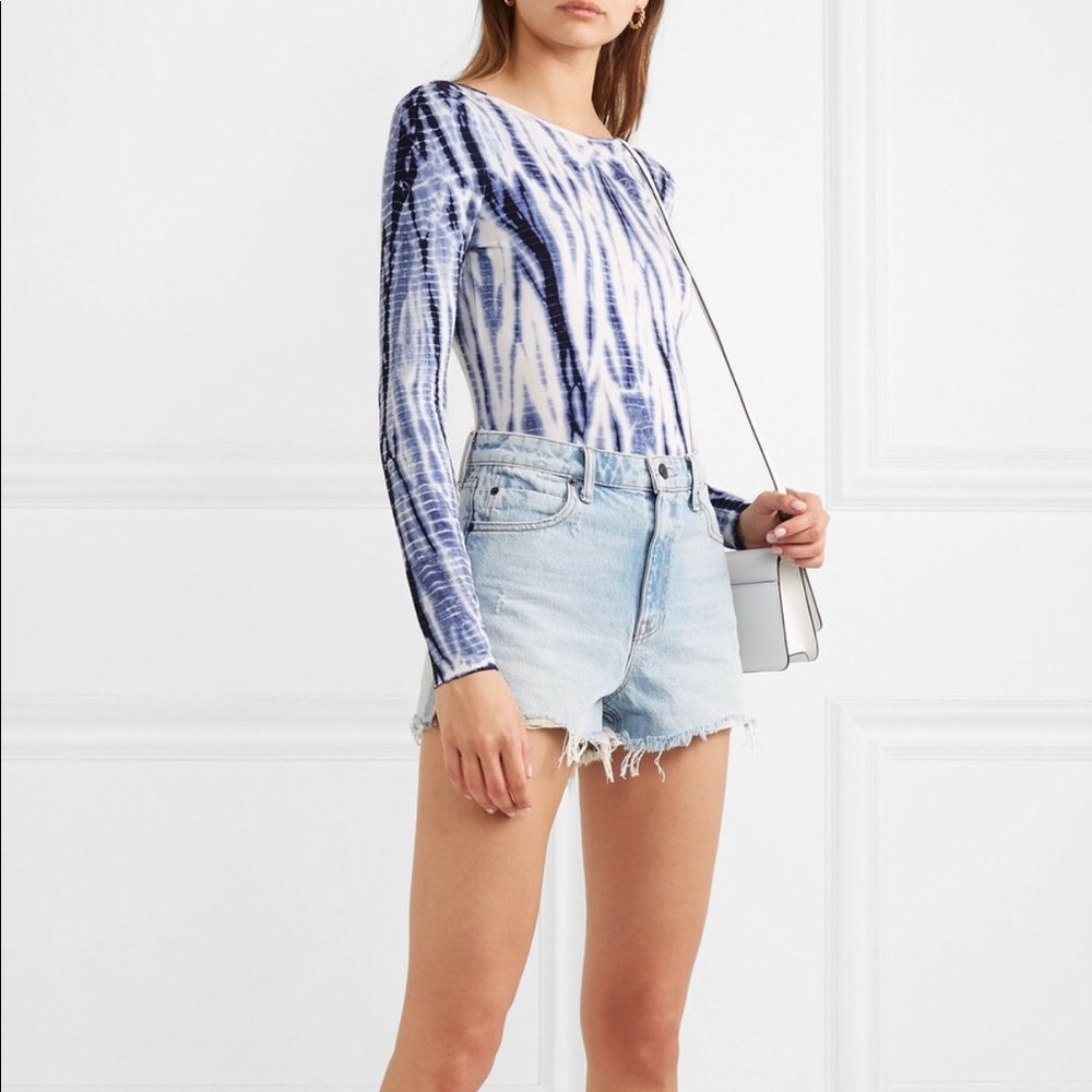 Ninety Percent Open Back Tie Dyed bodysuit